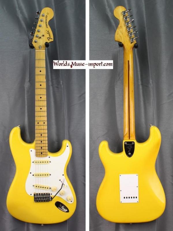 V E N D U E... FENDER Stratocaster ST'72-US Yellow 1985 japan 'post JV' japan import *OCCASION*