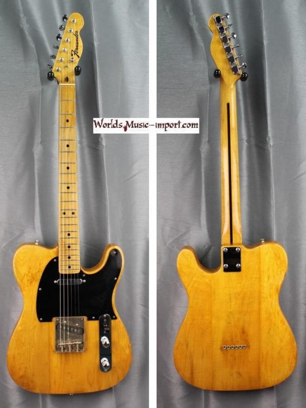 V E N D U E... FERNANDES Telecaster FTL Ash Nat 1974 japon import *OCCASION*